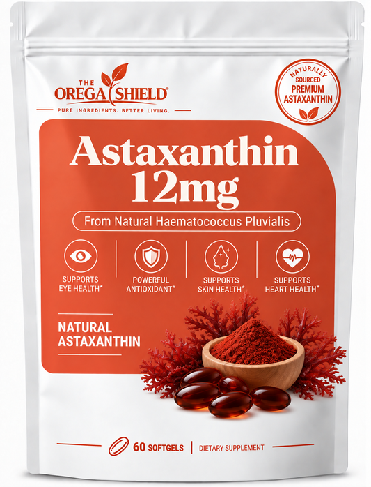The Orega Shield Astaxanthin 12mg Softgels