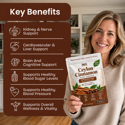 The Orega Shield Ceylon Cinnamon 7200mg with MCT Oil