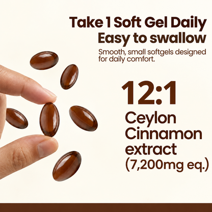 The Orega Shield Ceylon Cinnamon 7200mg with MCT Oil