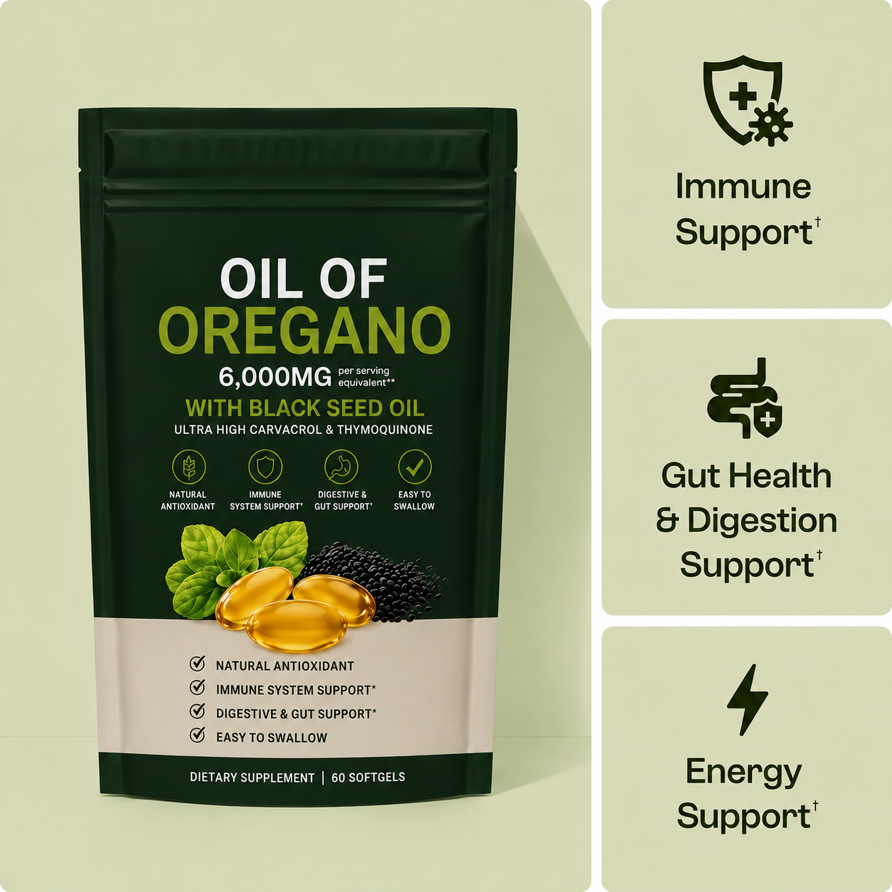 Orega Sheild™ Oil of Oregano Soft-gels