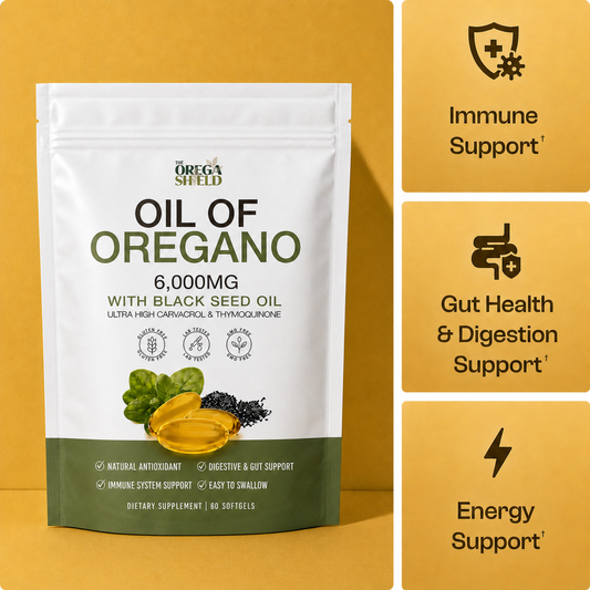 The Orega Sheild™ Oil of Oregano Softgels