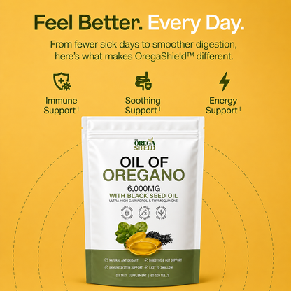 The Orega Sheild™ Oil of Oregano Softgels