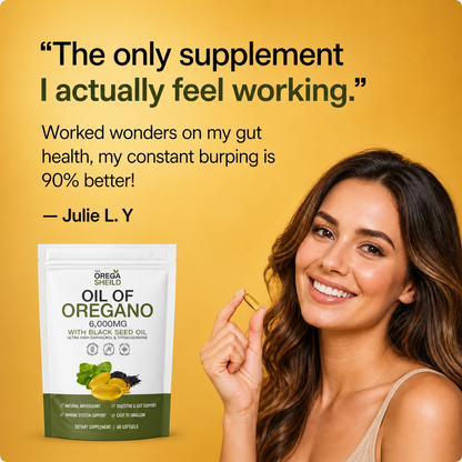 The Orega Sheild™ Oil of Oregano Softgels